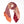 Foulard Alberta - Orange et Bordeaux