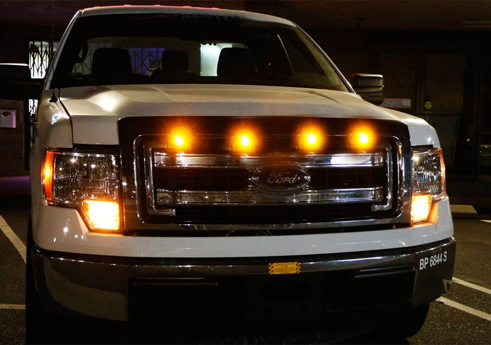 Chevy Dodge Ford GMC Ford Raptor Style LED Grille Lighting Kit