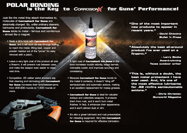CorrosionX for Guns information brochure | Mid-South AG Equipment