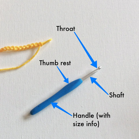 Crochet tools and supplies for beginners: Hooks – smallbutkindamighty.com