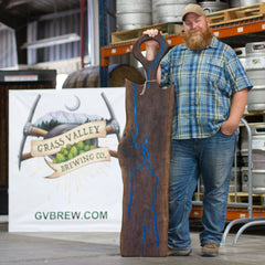 Image of Fractal Burned Epoxy Filled Charcuterie Board Artist Danny Garner