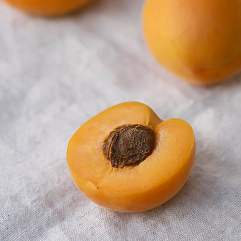6.Apricots stuffed with almond butter and dark chocolate