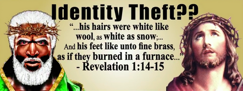 Black christ matters identity theft ceasar borgia white and black jesus