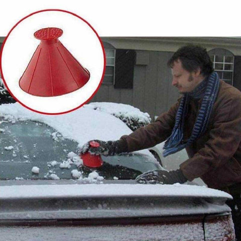 Grattoir à glace en forme de cône