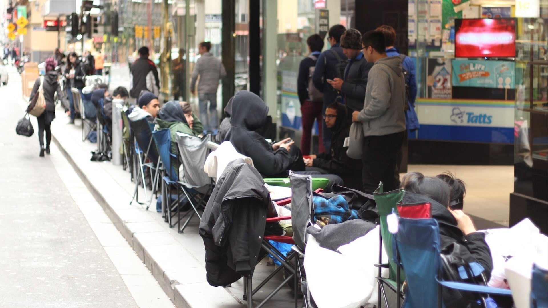 People in Australia waiting to buy Yeezys