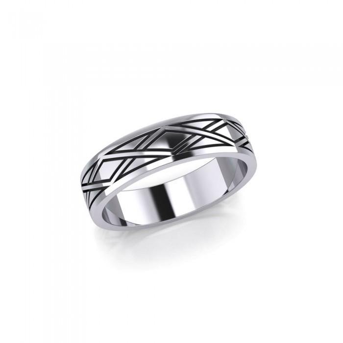 Weave Design Silver Ring – Peter Stone Jewelry