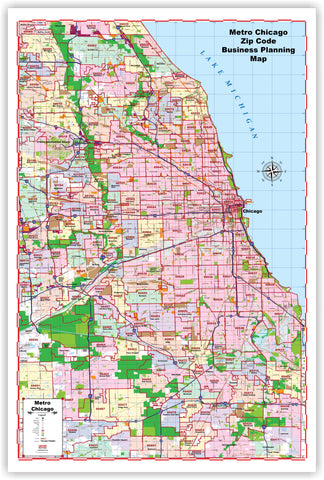 ZIP CODE Wall Map of RHODE ISLAND New 2019 version 48" X 69 with thick - ProGeo Maps & Guides