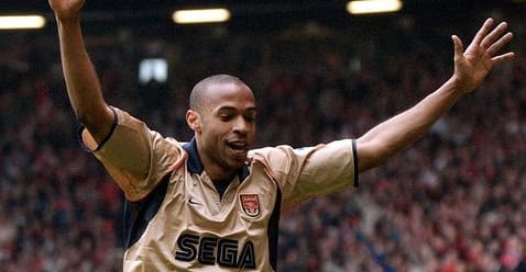 5 moments épiques associés au maillot Arsenal de Thierry Henry