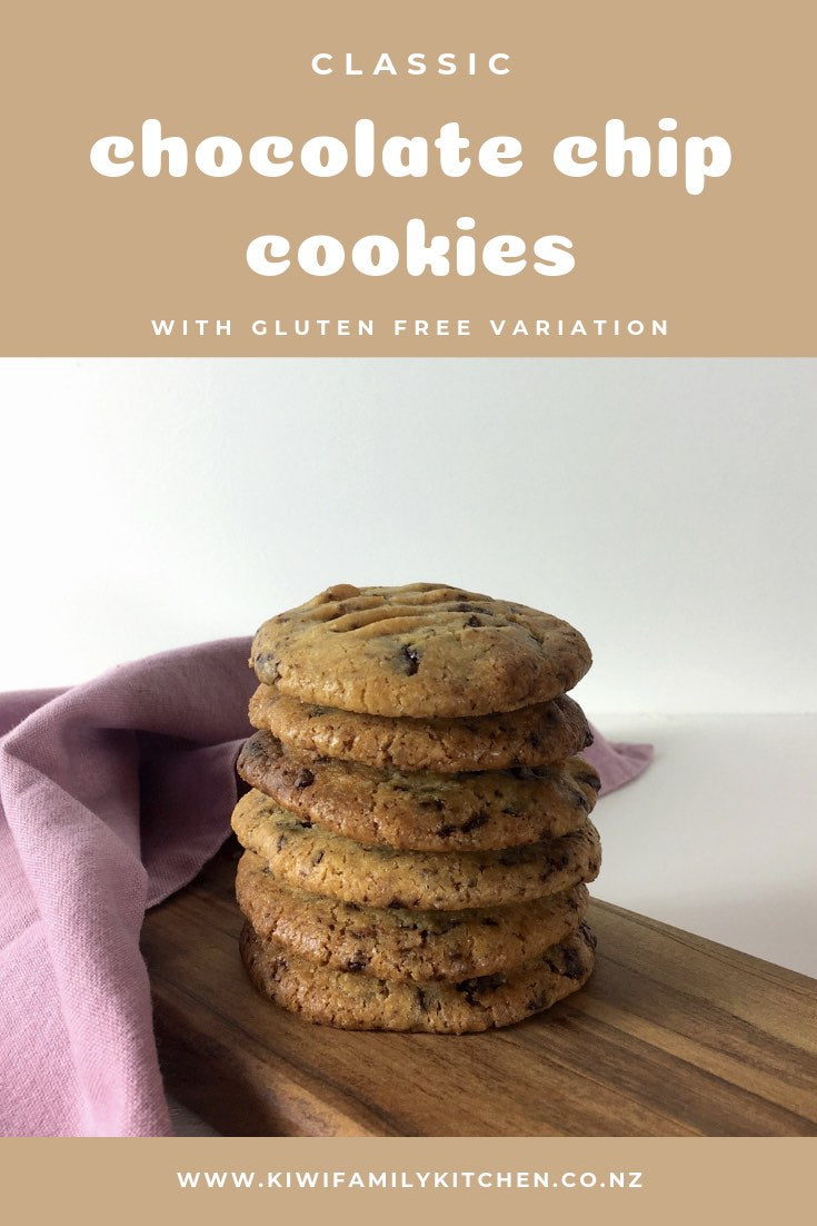 Chocolate Chip Cookie Recipe with Gluten Free variation NZ