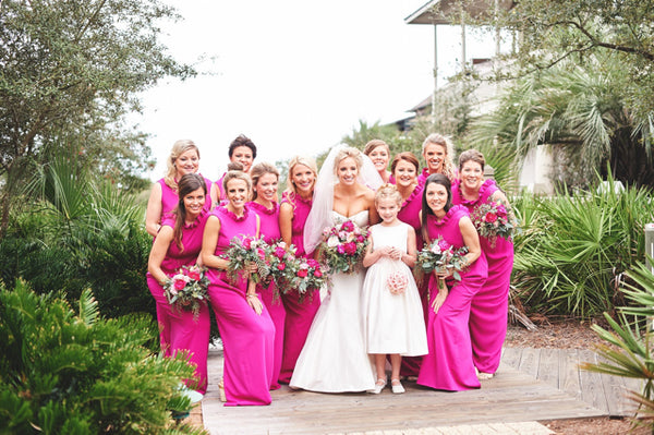 Haze Dell's Bridamaids in the Go Go Dress in Fuchsia