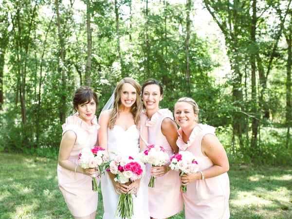 Raegan Perry's Bridal Party in the Go Go Dress in Light Pink