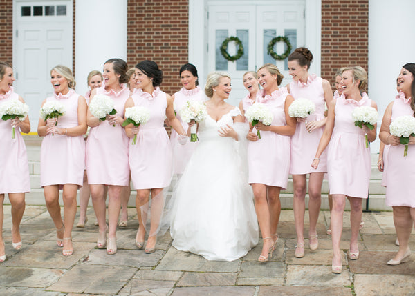 Christina Huckaby's Bridal Party in the 'Go Go' Dress.