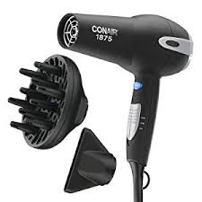 Conair dryer with diffuser and attachment