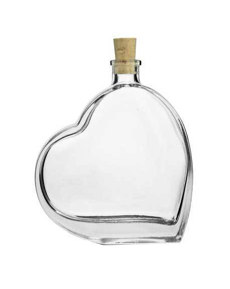 ilgusto glass passion heart bottle