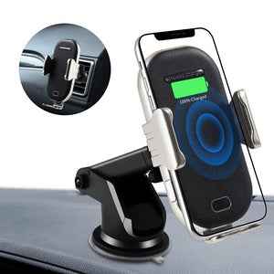 Carregador Veicular Wireless Iphone XS X 8 Samsung S9