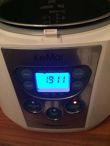 Hirse im Reiskocher Multikocher KRC-140 KeMar Kitchenware