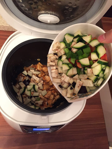 Thai Curry im Reiskocher Multikocher KRC-140 KeMar Kitchenware