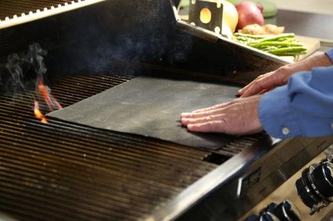 Tapis de cuisson de gril: résistant à la chaleur, anti adhésif et réutilisable
