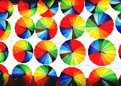 parapluie roue chromatique