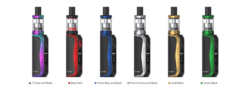Smok Priv N19 Kit 7-Color and Black