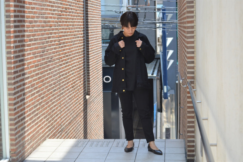 Greed / Limited Black Denim Big Jacket
