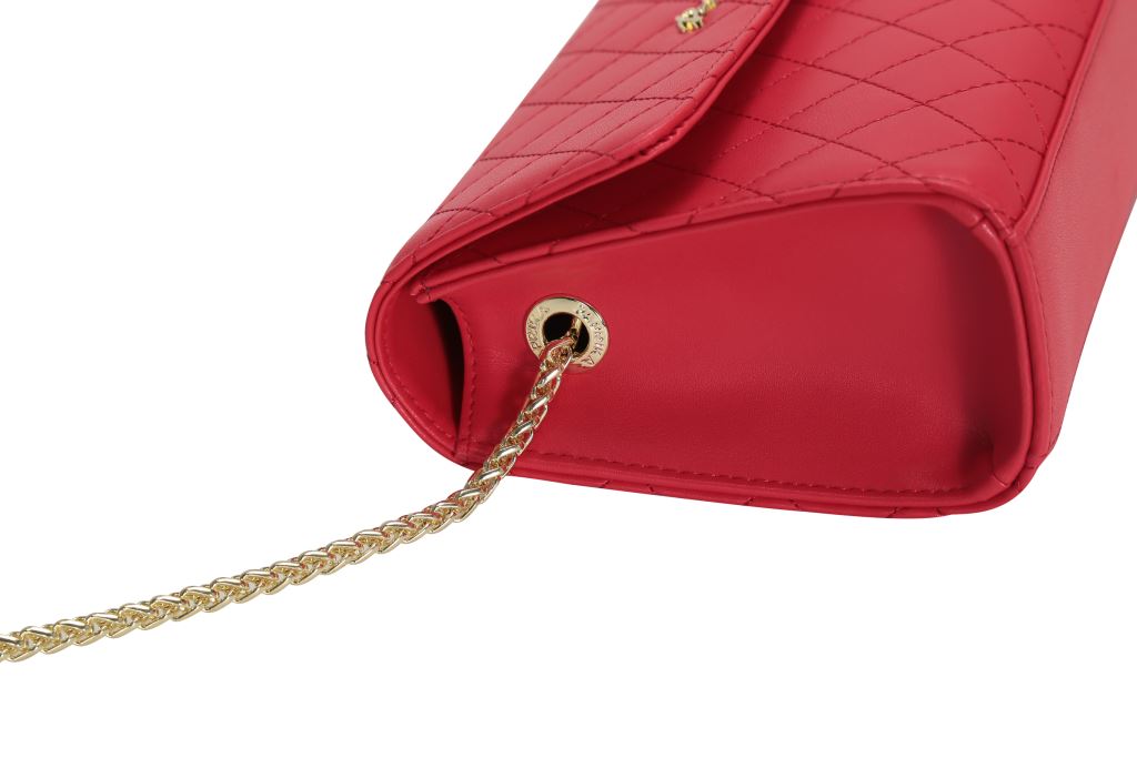 PAPRIKA Leather Quilted Crossbody Bag