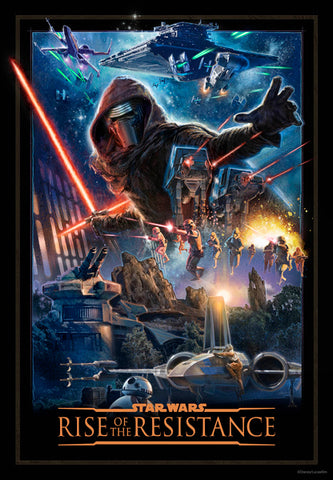 Star Wars: Rise of the Resistance Attraction Poster