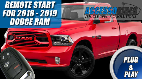 Remote Start for Dodge Ram 1500 2500 3500 - 2018 - Plug ...