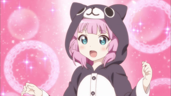 cat kigurumi looking adorable in her outfit