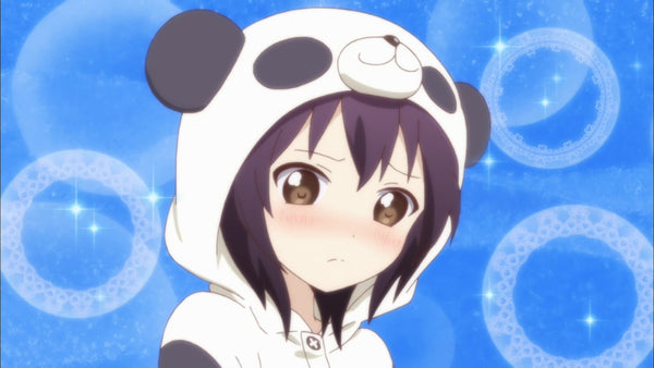 panda kigurumi thinking someone that makes her upset