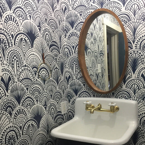 Can You Use Wallpaper In The Bathroom Muse Wall Studio