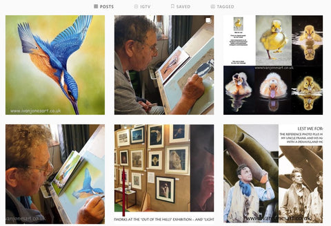 Ivan Jones artist instagram page July 2019