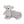 Baby Bento Gift Set- Knitted Blanket + Grey Bear Knitted Toy | Living Textiles Co.