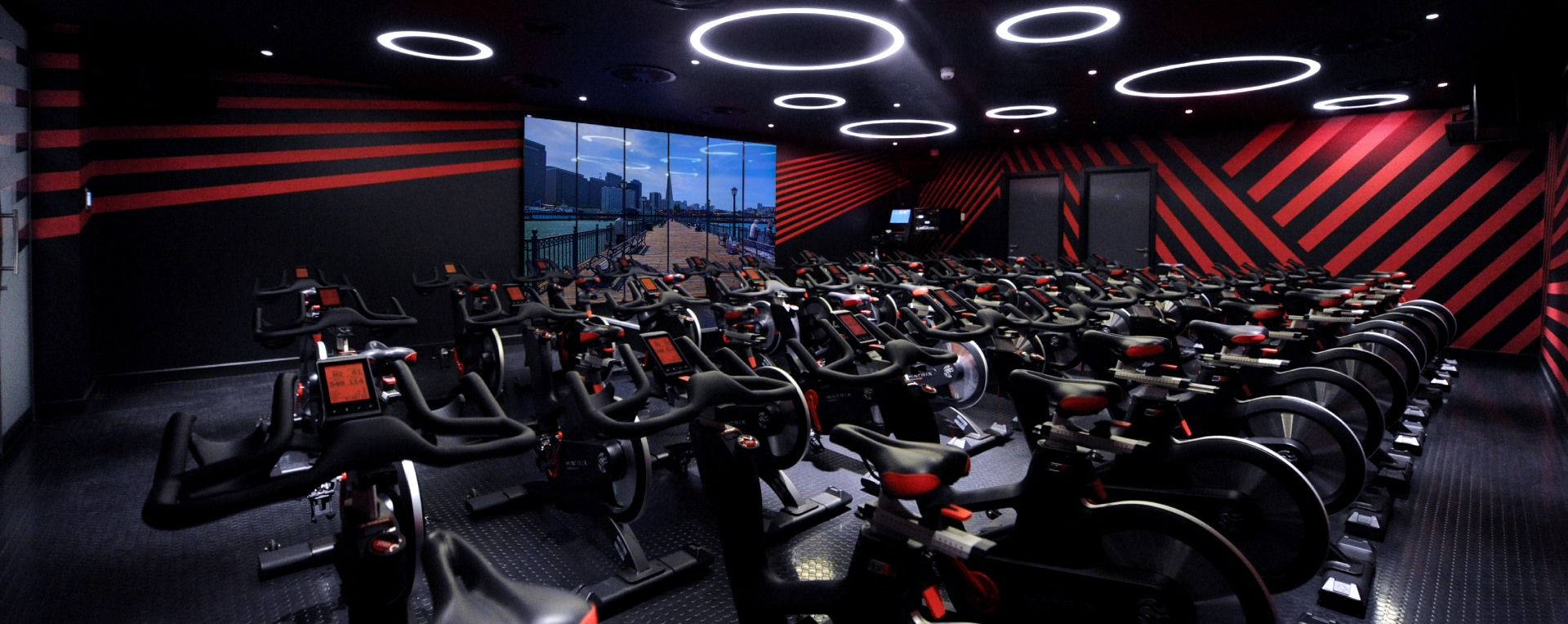 Life Fitness Spin room