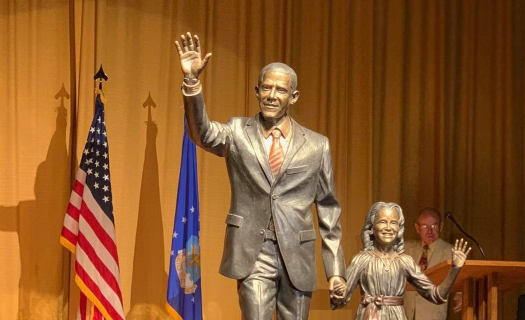 New Barack Obama Statue Unveiled and its Full of Black Girl Magic