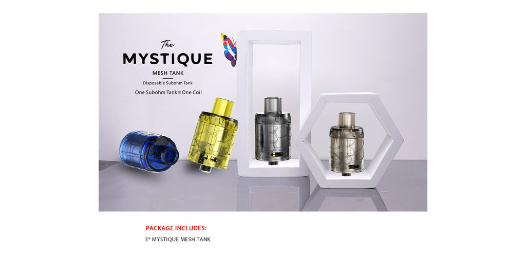 IJOY Mystique Mesh Tank Package Includes