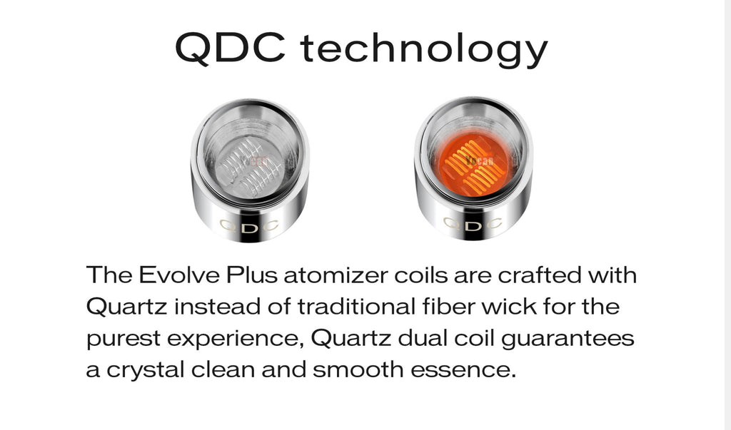 Yocan Evolve Plus Wax Vaperizer QDC TEchnology