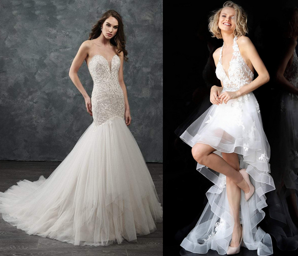High low bridal gowns