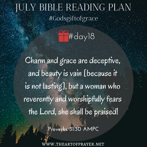 Nature - Monthly Bible Reading Plan ~ July