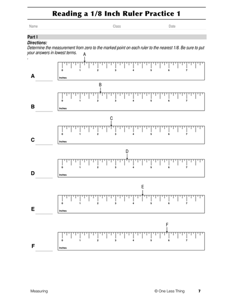 measuring one step worksheet downloads one less thing