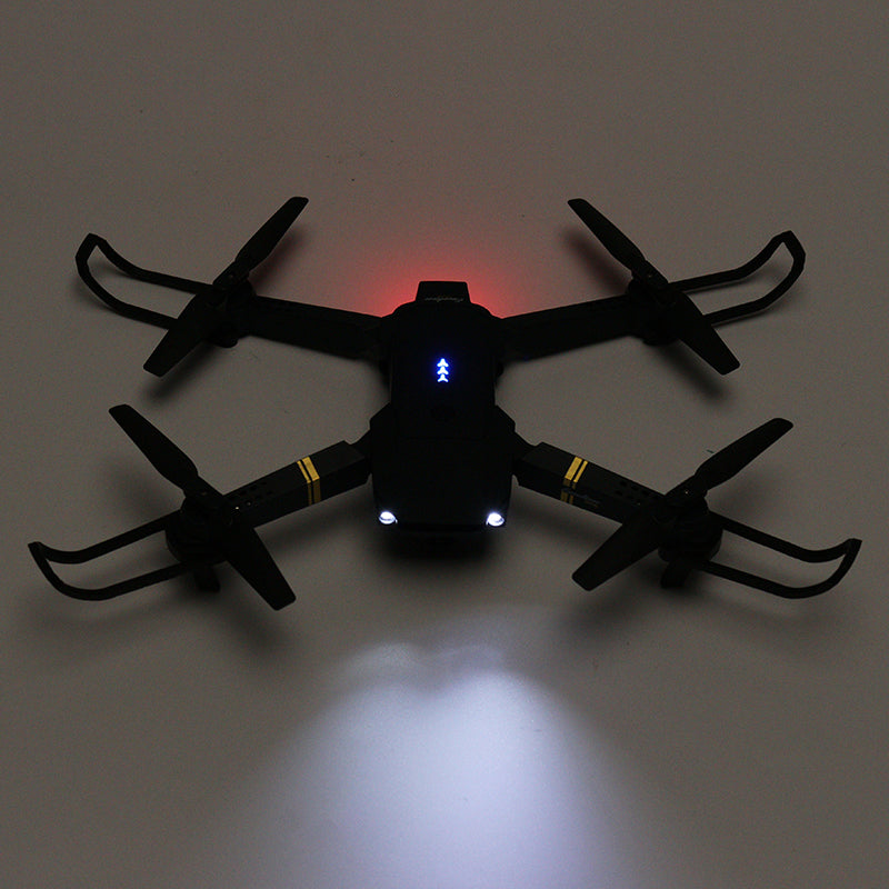 e58 selfie drone LED light