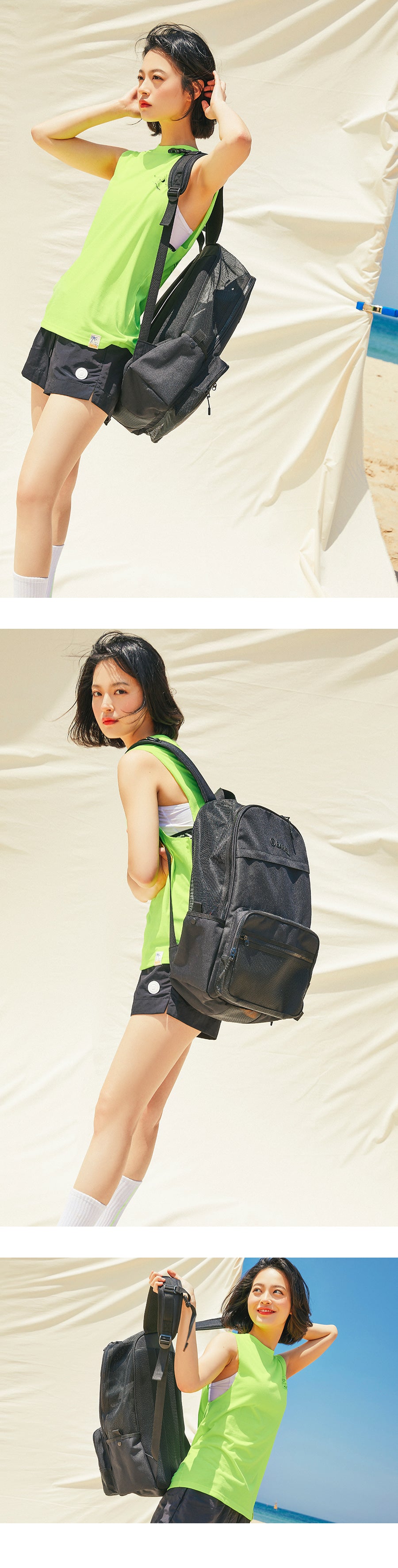 Barrel Mesh Backpack 25L-BRIGHT PINK_image