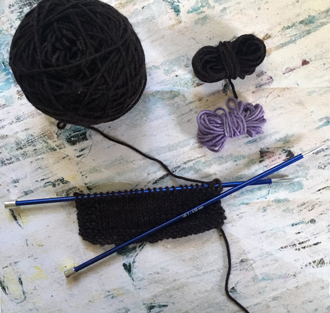 Smaller balls of yarn for Intarsia knitting