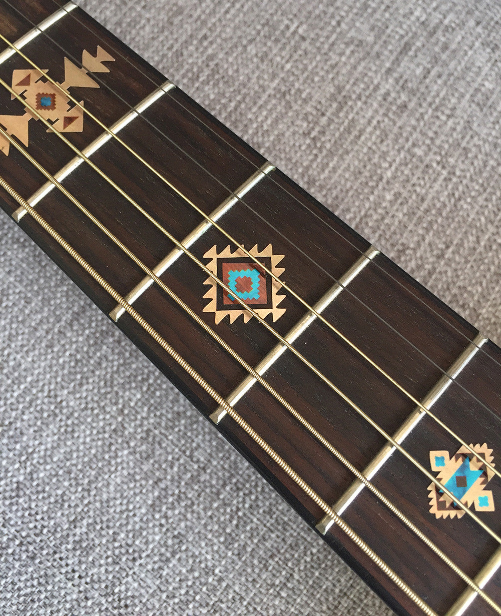 Native American Style Ethnic Pattern Fret Markers For Guitar Inlay decal Inlay Stickers Jockomo