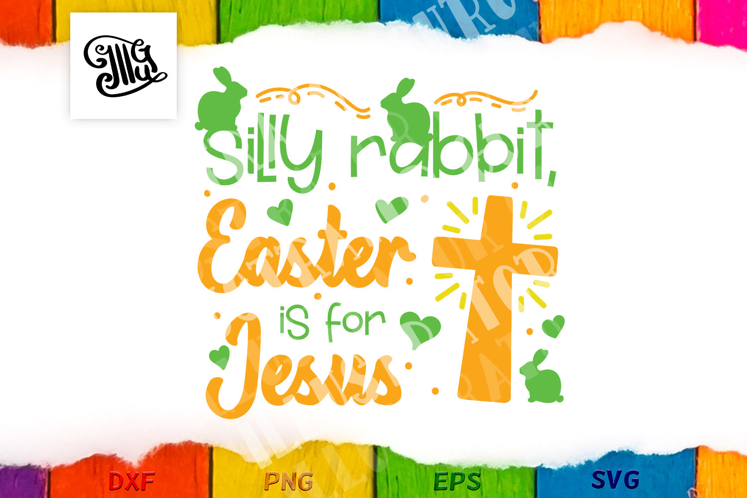 Download Silly rabbit, Easter is for Jesus svg | Religious Easter ...