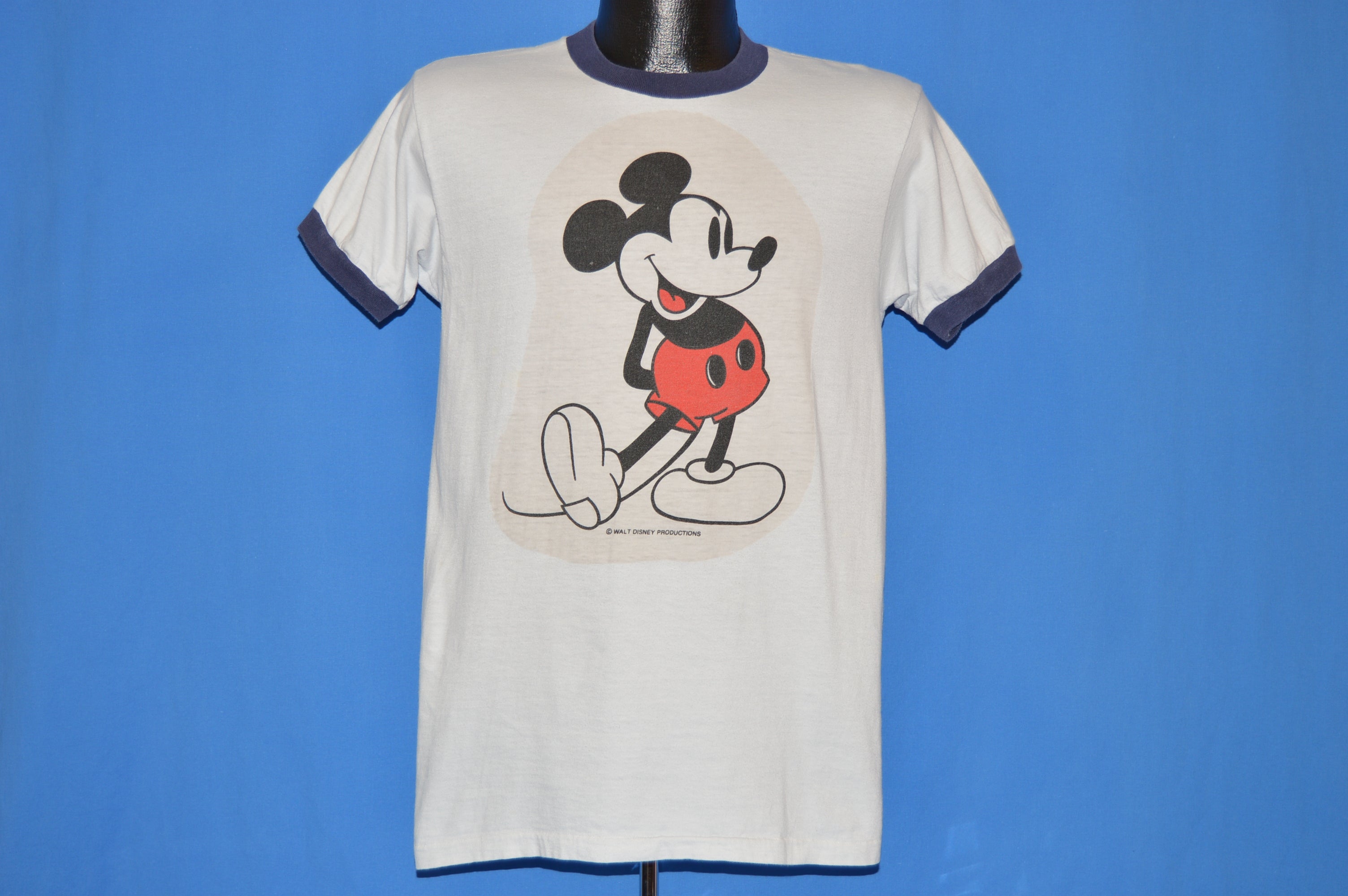 70s Mickey Mouse Walt Disney World Ringer t-shirt Medium - The Captains ...