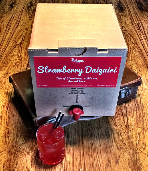 Strawberry Daiquiri Bag In Box Cocktail 10ltr | Poison Cocktails