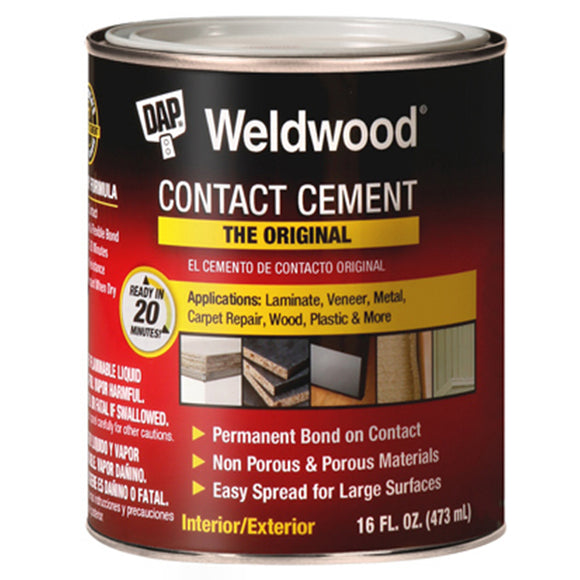 DAP Contact Cement -16 oz – WoodWorld of Texas