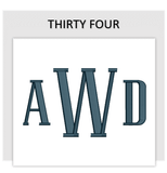 Font THIRTY FOUR