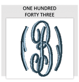 Font ONE HUNDRED FORTY THREE